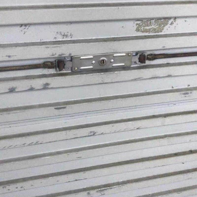 通用卷帘门锁 卷闸门C级锁十字防盗锁 加高铜芯锁中间 开锁.