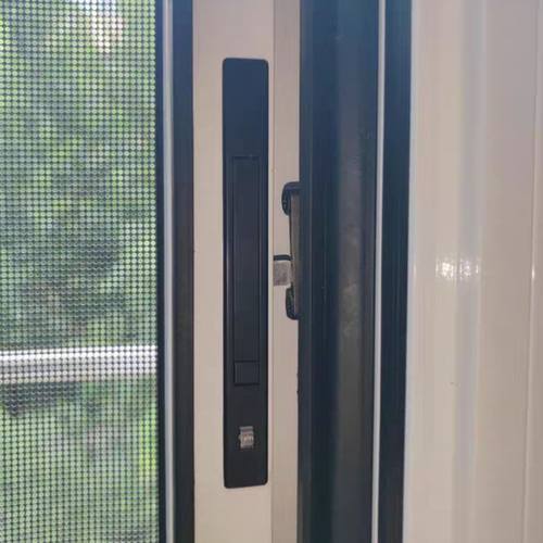 窗户锁金刚纱窗锁小平开 弹跳密码锁隐形纱窗一字锁窗户门安全.