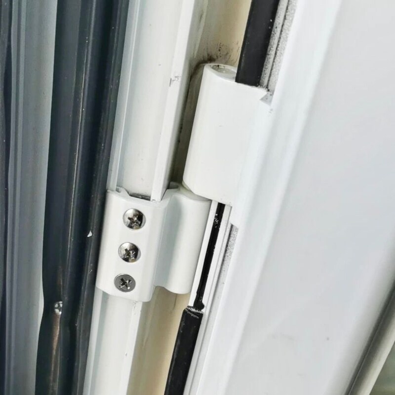 内外合页欧标槽窗户脱卸活页纱窗窗折页免打孔断桥铝平开门窗.
