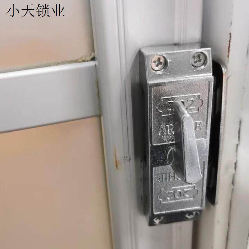 202老式移门钩锁铝合金门窗厨房门卫生间锁扣钩锁推单面木门门锁