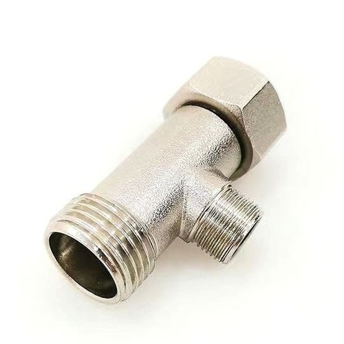 一分二3通T型4接分一进分活水阀二出内外外接头全铜角阀三通水.