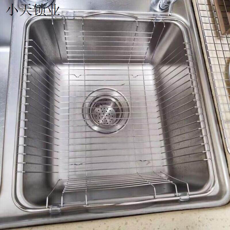 洗菜盆水槽厨房网滤水池置物架碟架不锈钢洗碗池沥水架304不锈钢
