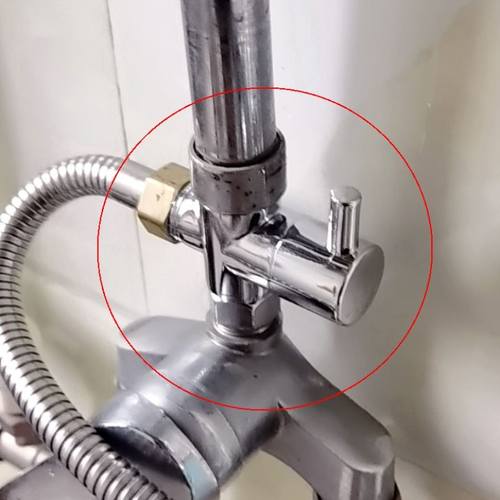 铜快开三通分水器4分6分转换阀淋浴花洒洗衣机一进二出分水阀角.