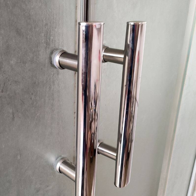 淋浴房拉手浴室玻璃推拉门把手浴室门移门圆弧卫生间拉手145孔.