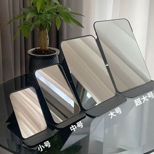 便携式随身折叠化妆镜桌面可立旅行高清镜子学生宿舍梳妆镜台式