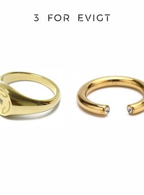 3forevigt戒指简约女式