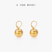 evigt镀18K金原子系列耳环小型圆珠百搭张静初直播间推荐 for