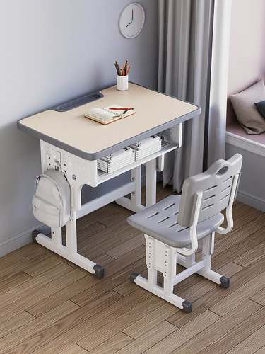 Computer office desk student study table chair combination