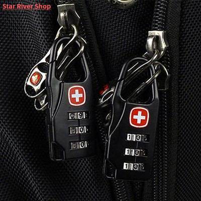 Portable Alloy Mini Lock Padlock Outdoor Travel Luggage Zipp