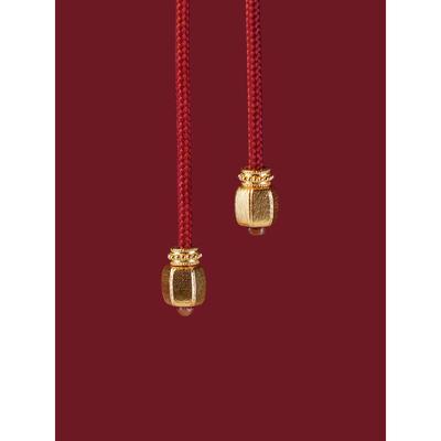 文玩配饰S925纯银高端弟子珠六棱橄榄核百香籽星月菩提籽配饰配件