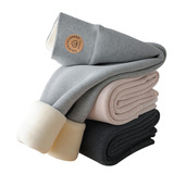 严选北方特厚800克羊羔绒打底裤女冬加绒加厚外穿大码高腰保暖裤，女装打底裤，搜酷衣阁