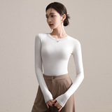 白色-圆领 白色-圆领