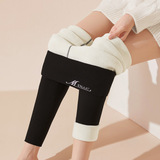 黑色-加厚羊羔绒