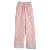 超厚加绒加厚羊羔绒棉裤女冬季新款防风保暖休闲裤直筒滑雪长裤子，女装休闲裤，搜酷衣阁