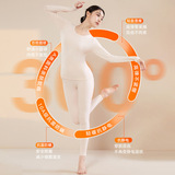 a类秋衣秋裤女纯棉长袖全棉保暖内衣秋冬薄款打底衣线衣线裤套装，保暖内衣，搜酷衣阁