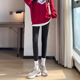 【高腰竖条纹】黑色【薄款】