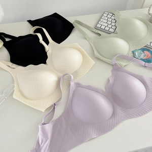 2410果冻冰感无痕内衣女小胸聚拢夏季薄款舒适收副乳防下垂文胸罩,文胸,搜酷衣阁