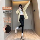 羊羔绒鲨鱼裤女外穿加绒加厚高腰收腹提臀瑜伽运动打底裤，女装打底裤，搜酷衣阁