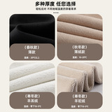 咖色鲨鱼裤女加厚保暖棉裤高腰瑜伽紧身外穿配裙子加绒打底裤，女装打底裤，搜酷衣阁