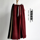 【倍暖羊毛裤】女新款垂感羊毛软糯冬季显瘦阔腿休闲长裤子女，女装休闲裤，搜酷衣阁