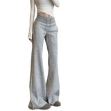 微喇动裤女秋冬2026新款高腰美式显瘦喇叭裤小个子加绒休闲卫裤，女装休闲裤，搜酷衣阁