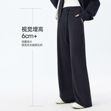 lulu同款云朵运动裤女秋季新款休闲百搭高腰垂感显瘦阔腿裤高级感，女装休闲裤，搜酷衣阁