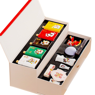 摘要酒53度（珍品版）丙午马年潮玩礼盒100ml*5瓶酱香白酒生肖酒