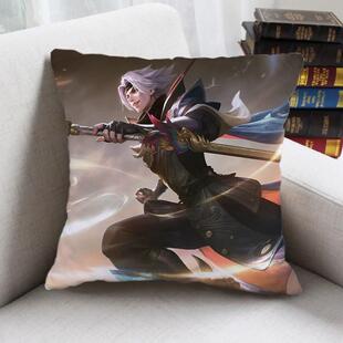 王者荣耀东方曜抱枕周边云鹰飞将皮肤图片cos定制卡通玩偶靠垫