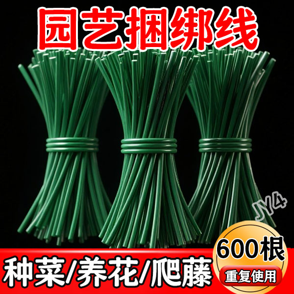 园艺多功能铁丝绑线防滑脱绑扎线免剪裁随意塑形加粗防老化专用