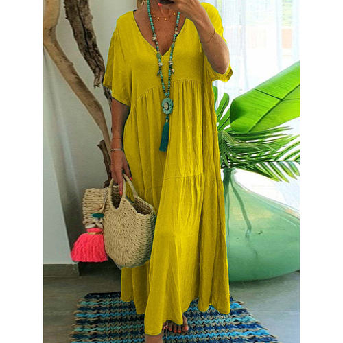 不规则女士连衣长裙  Irregular women's jumpsuit long skirt