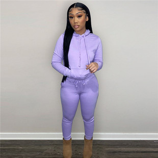 Pencil Pants Sportswear Ladies 运动套装 Top Set铅笔裤 Belted