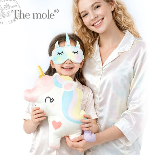 themole独角兽真丝儿童眼罩
