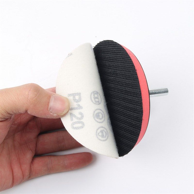 植绒砂纸片自粘盘打磨抛光角磨机汽车圆盘手电钻家具木工打磨托盘