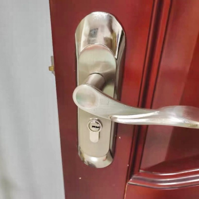 家用实木木门锁静音机械锁具配件单舌房间卧室内铝合金通用型