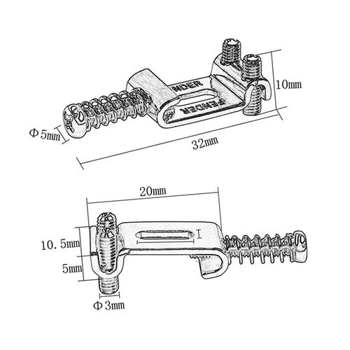 电吉他琴桥鞍墨芬日芬美芬玩家琴码弦鞍弦枕拉弦螺丝乐器专业配件