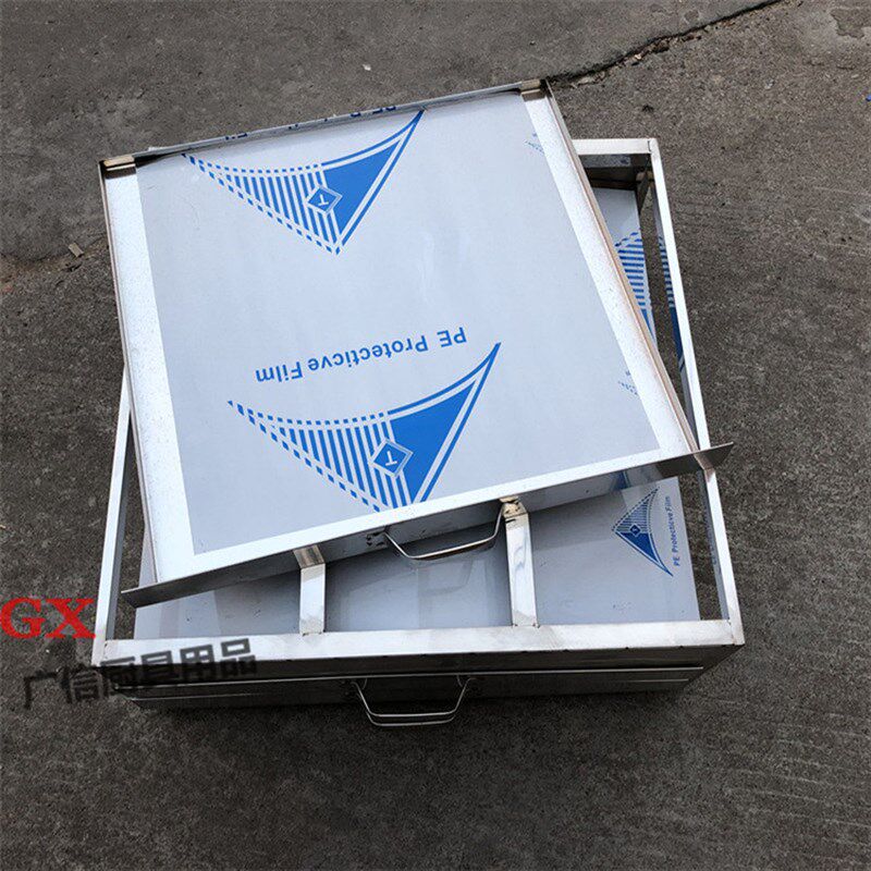 加厚56X56肠粉撑商用大盘子一抽一份二2层三盘广东河口石磨拉肠机