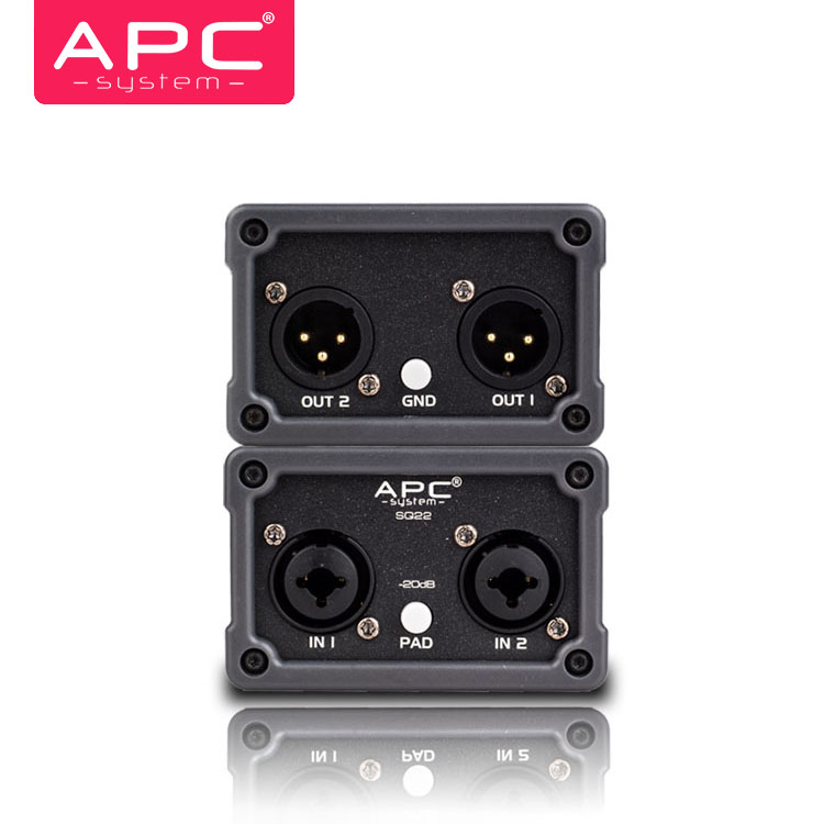 APC SQ22专业高品质双通道音频隔离器 消除噪声静电流声 罗维店铺