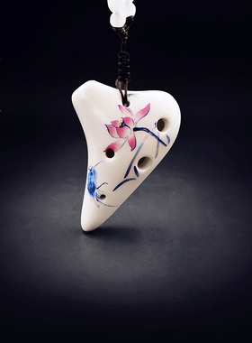 迷你小陶笛6孔项链可爱挂坠六孔超高音F调ssf好携带乐器伴手礼品