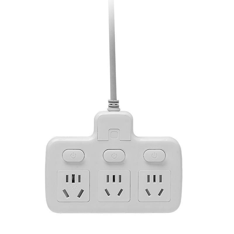 大功率16A转换器插座板10A16A插孔4000W纯铜插排接线板带USB