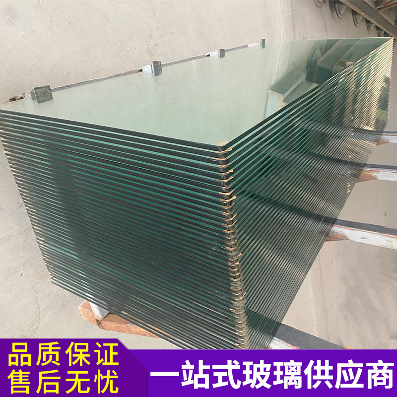 耐高温钢化玻璃磨砂玻璃桌面定制茶几面钢化玻璃隔断玻璃面玻璃板