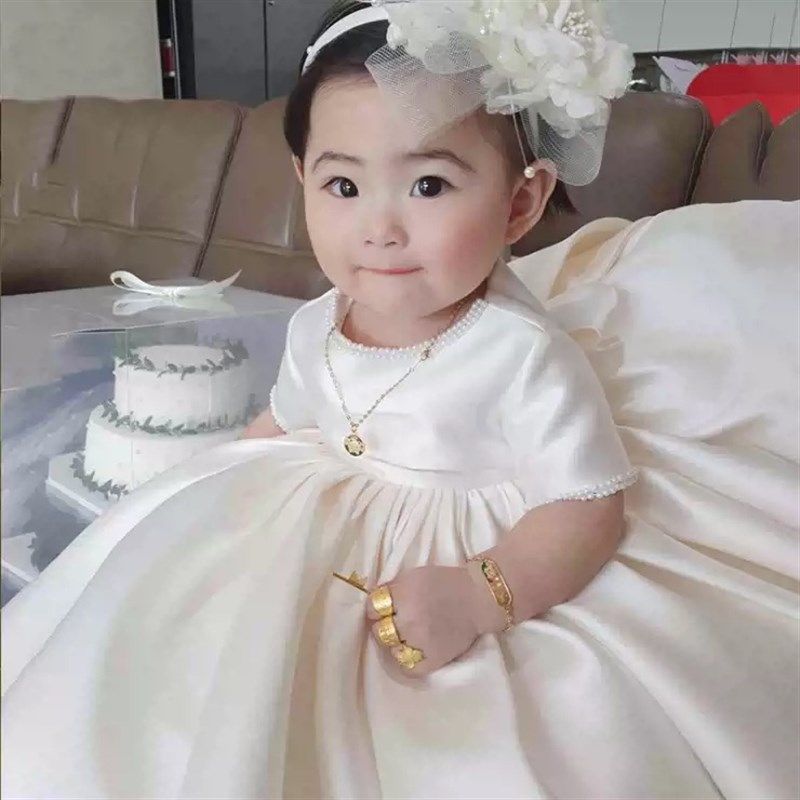 春秋儿童花童礼服女童婴儿周岁公主连衣裙长袖蓬蓬生日钢琴演出服,童装/婴儿装/亲子装,儿童礼服,淘宝优惠券,粉丝福利购,淘宝优惠卷