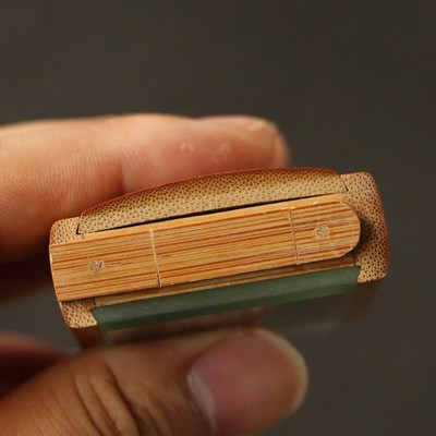 纯手工榫卯结构十几年玉竹老料精工打磨黄蛉盒单室掌中宝鸣虫器具