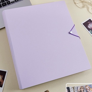 A4马卡龙9宫格追星小卡活页相册本照片集纪念封面可咕收纳册