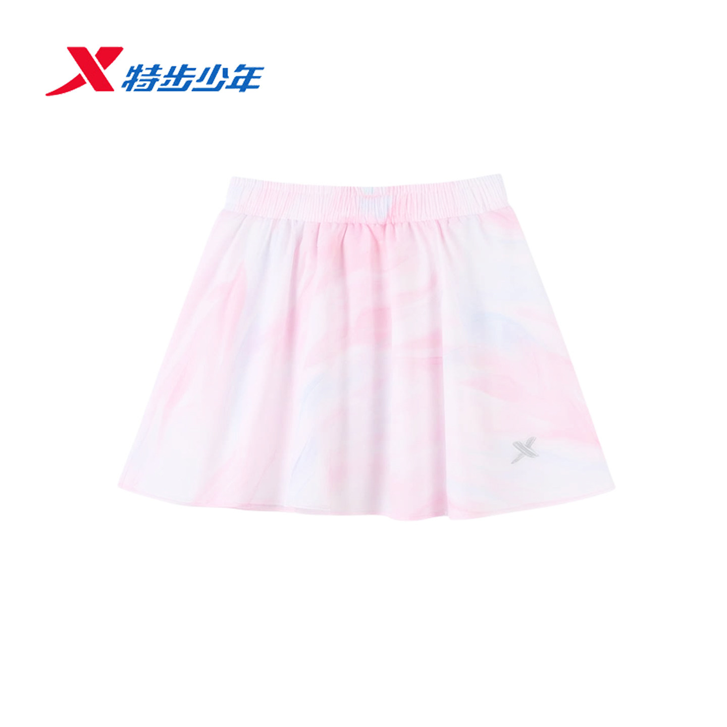 特步童装运动短裙女小童2026夏季休闲百搭梭织百褶裙674224903498