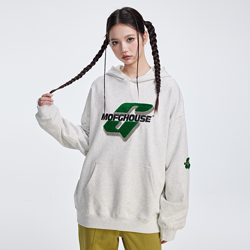 mofg春秋冬潮牌卫衣情侣毛巾绣