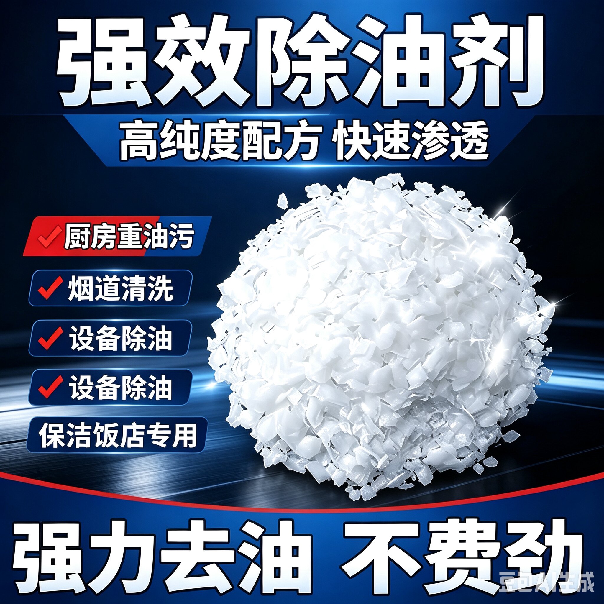 工业家用厨房饭店油烟机重油污清洗高纯度强力去油剂疏通下水管道