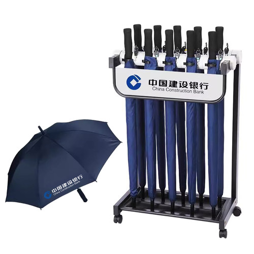 热卖3万+带锁雨伞架可定制LOGO