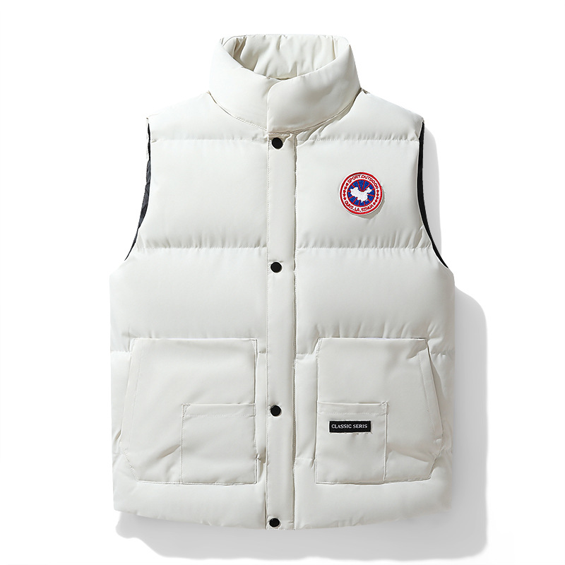 秋冬新款潮流大鹅情侣马夹