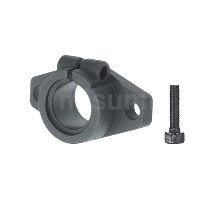 导向轴支座 法兰开口型 卧式轴座 SHF SHFT 10 12 15 20 25 钢/铝