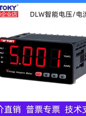TOKY东崎电表DLW8-AACT IRC18V600 V100数显多功能电流电压表EZD8